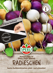 Radieschen Kombination III, Saatband
