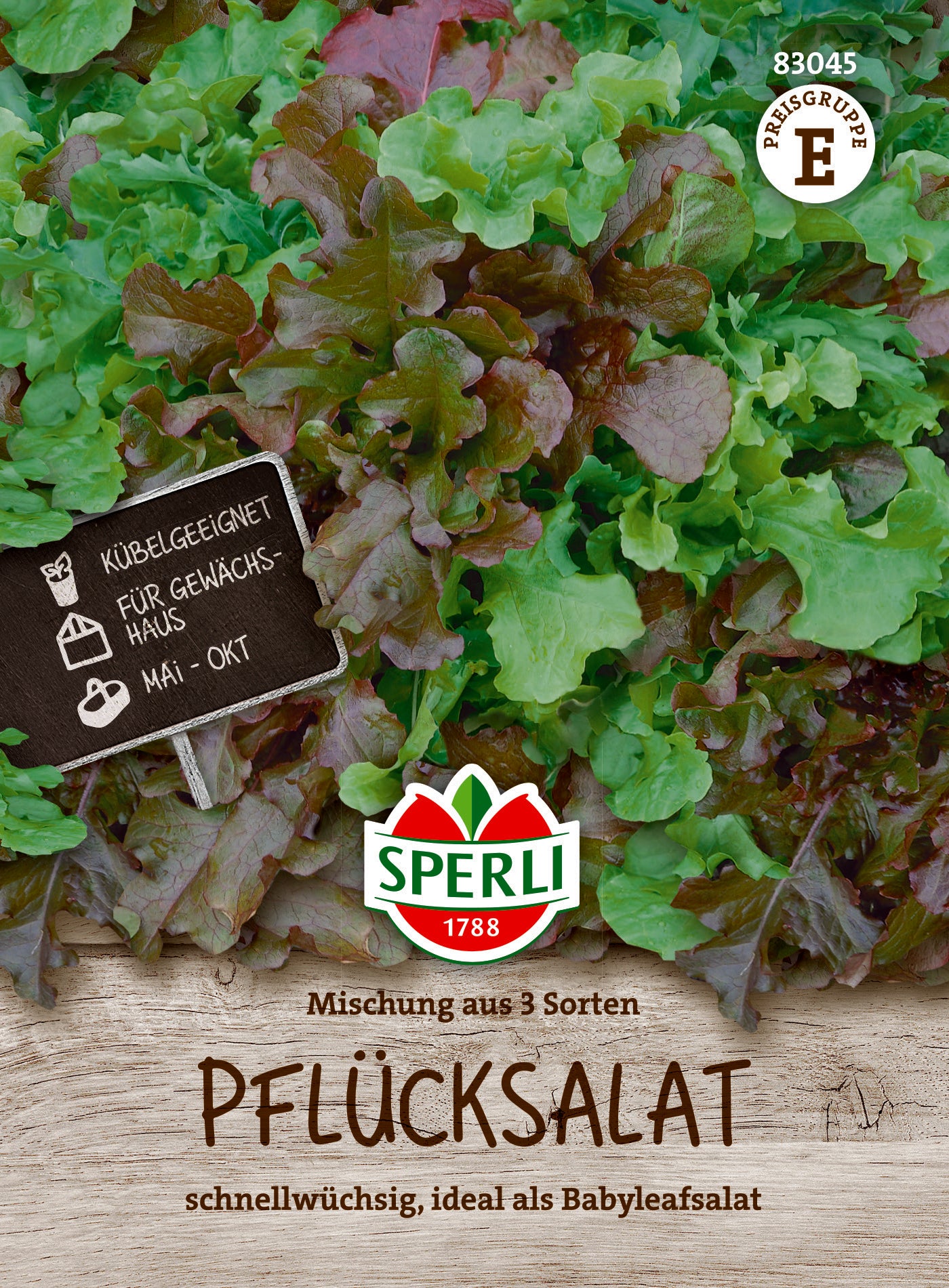 Pflücksalat Mischung aus 3 Sorten