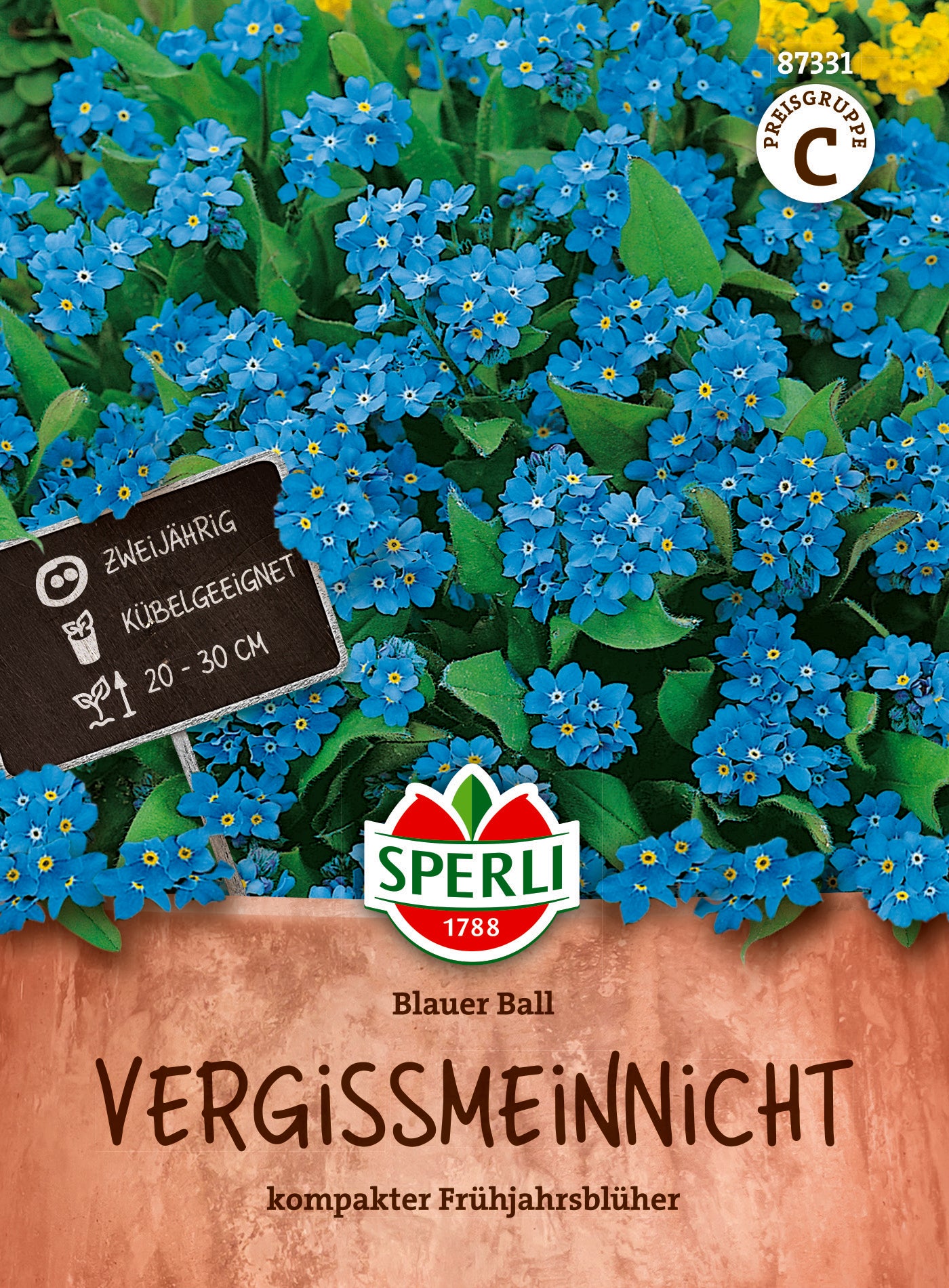 Vergissmeinnicht Blauer Ball