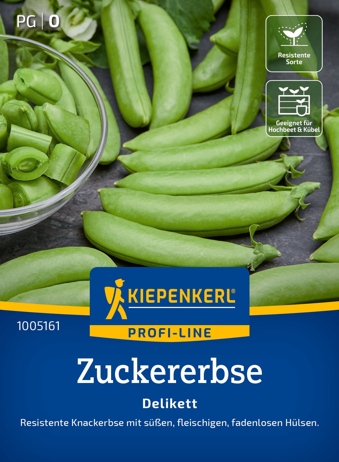 Zuckererbse Delikett