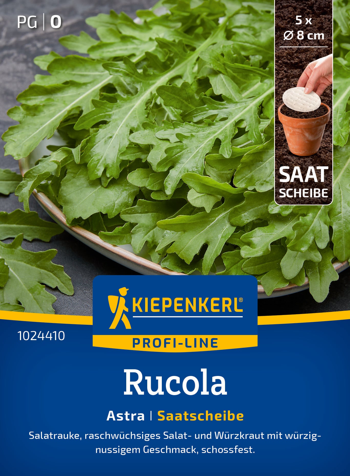 Rucola Astra, Saatscheibe