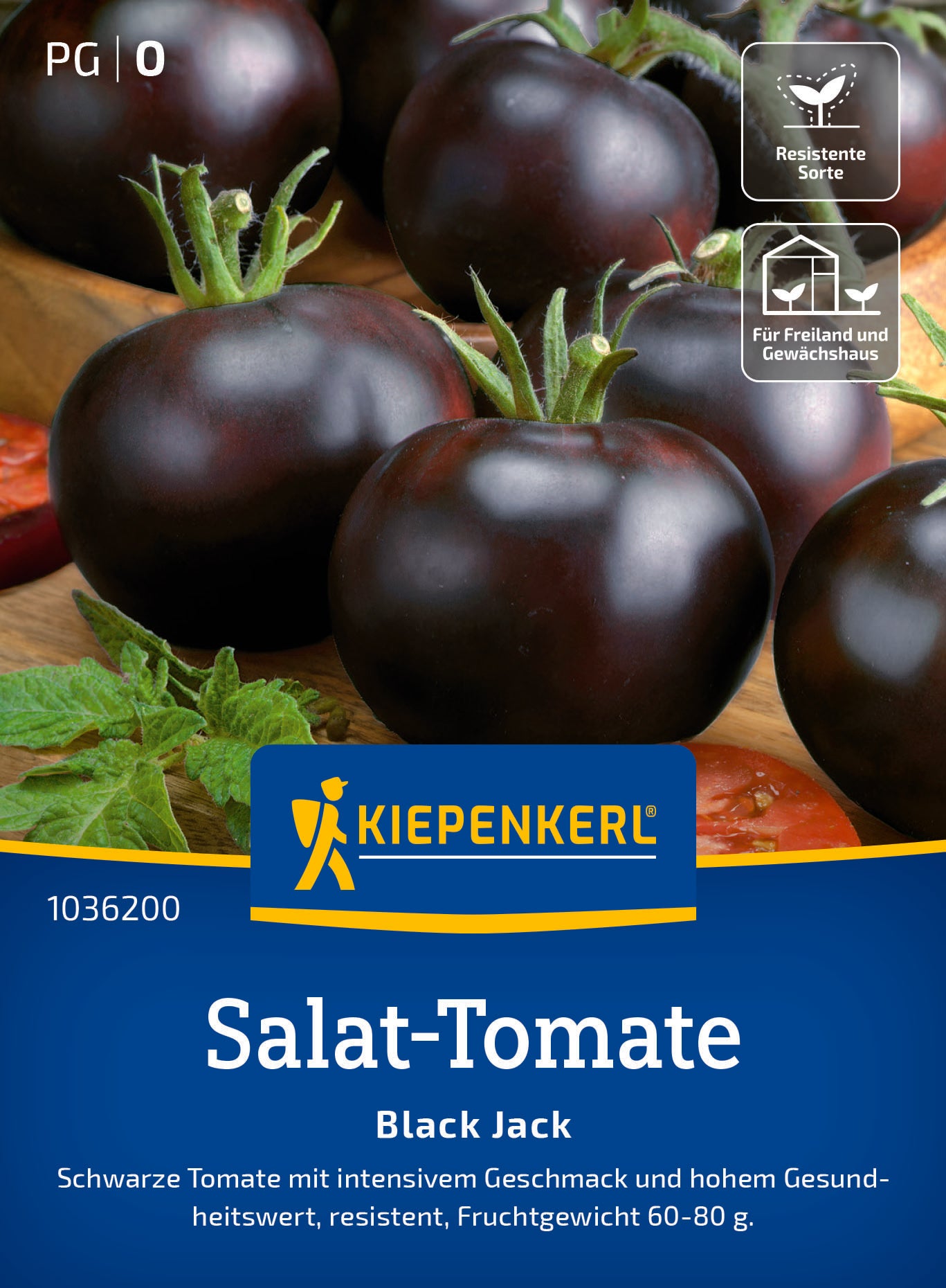 Salat-Tomatensamen Black Jack, F1