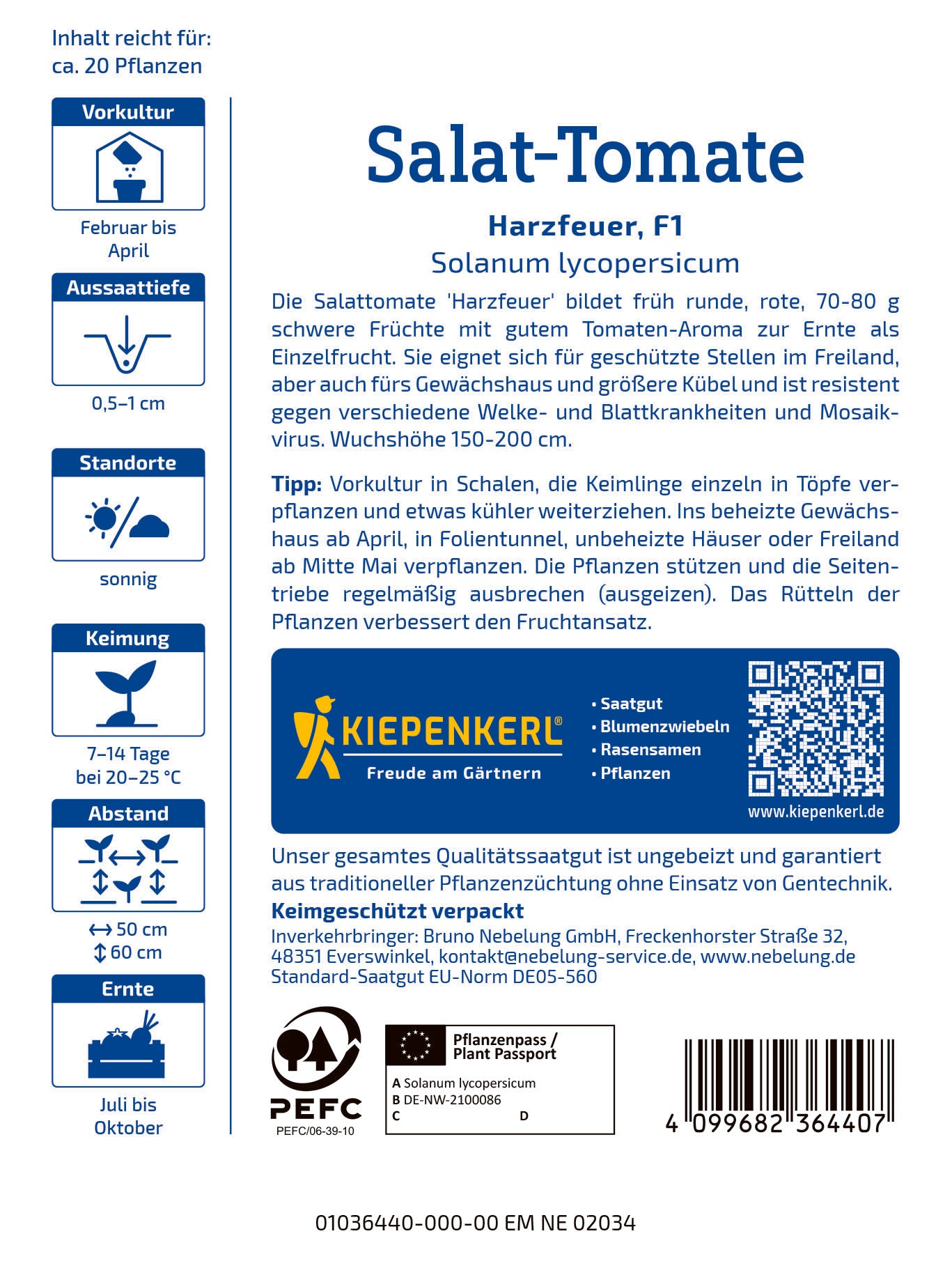 Salat-Tomate Harzfeuer, F1