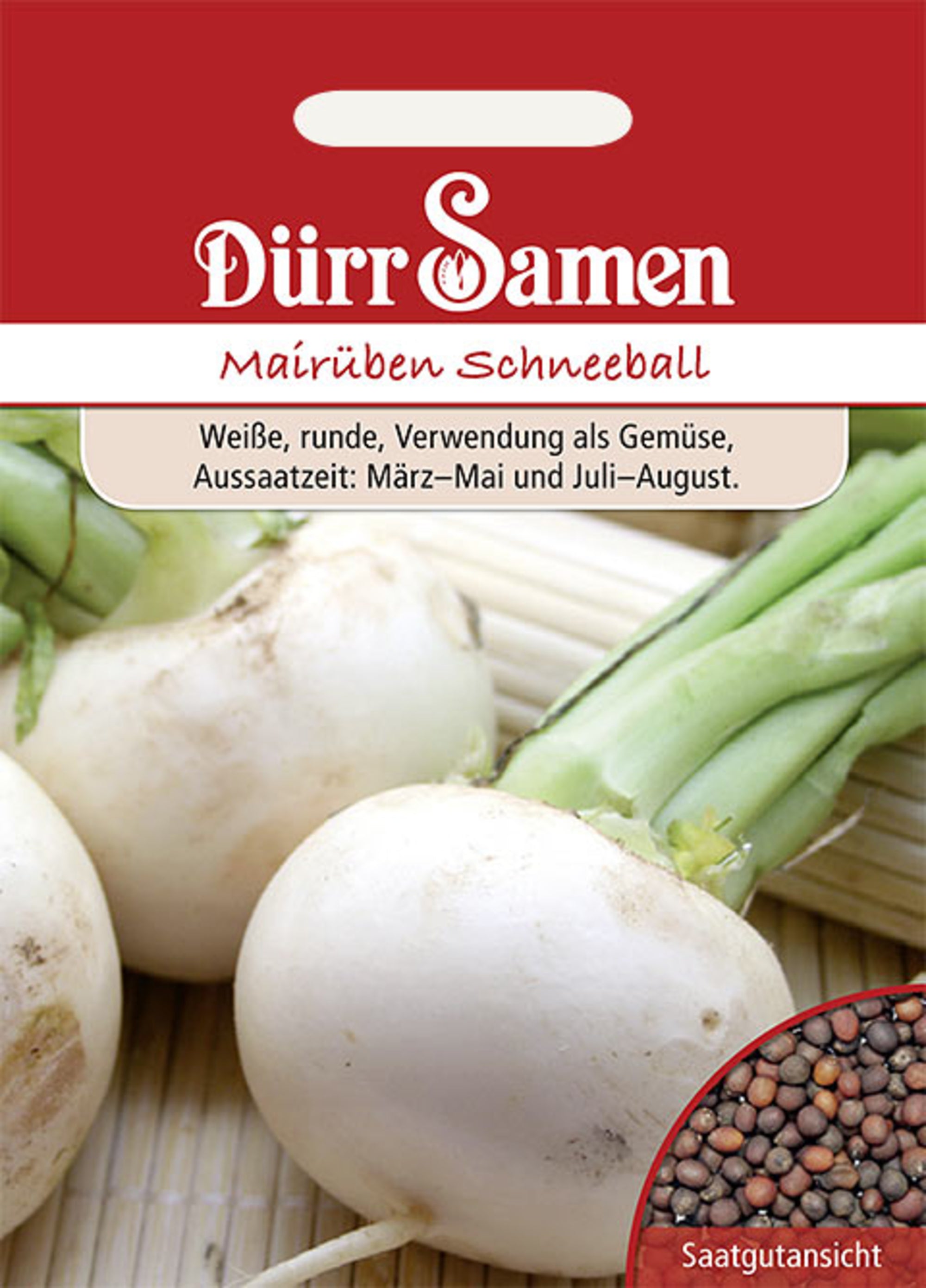 Mairüben Schneeball