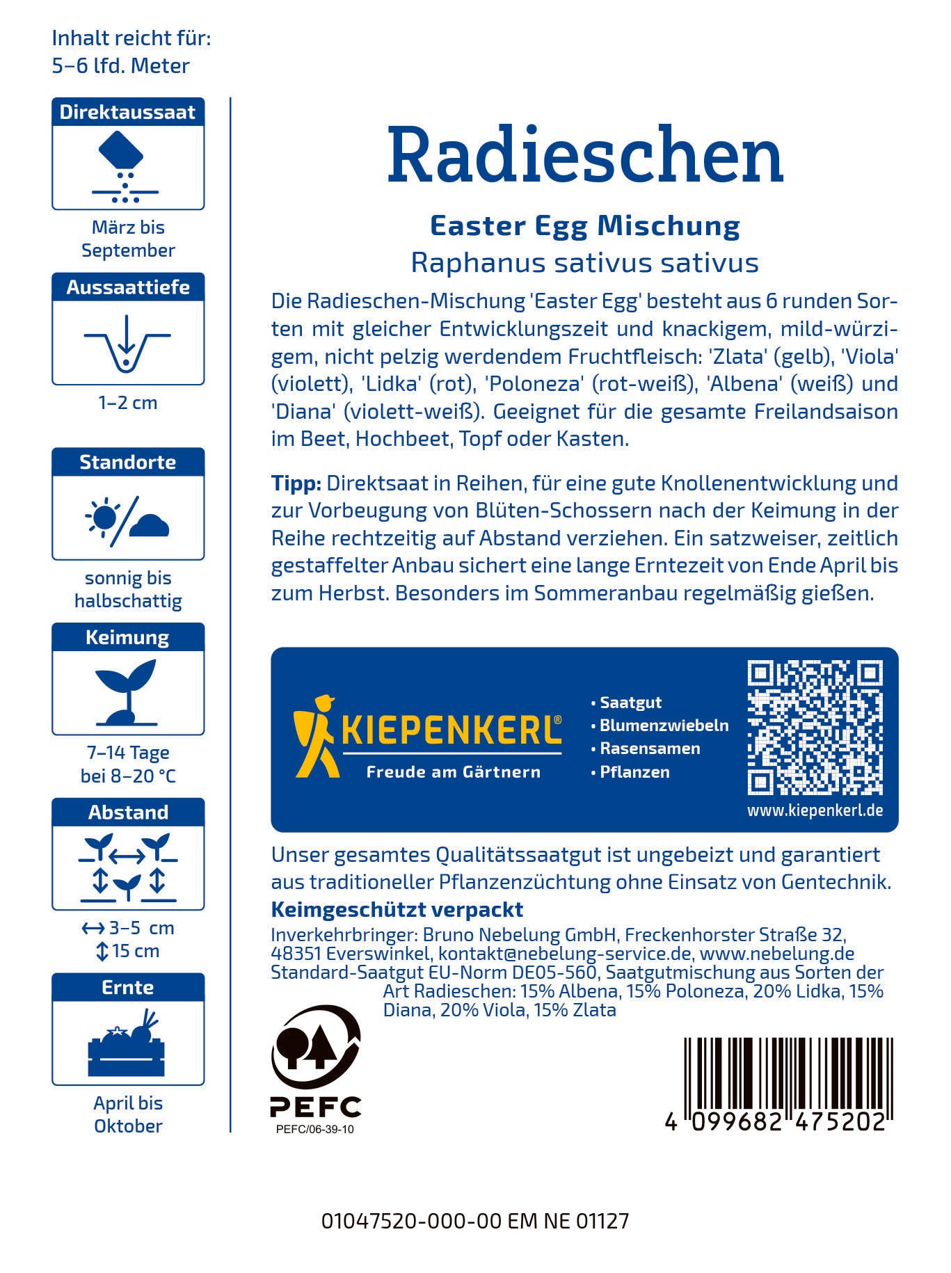 Radieschen Easter Egg Mischung