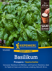 Basilikum Prospera, F1, Saatscheibe