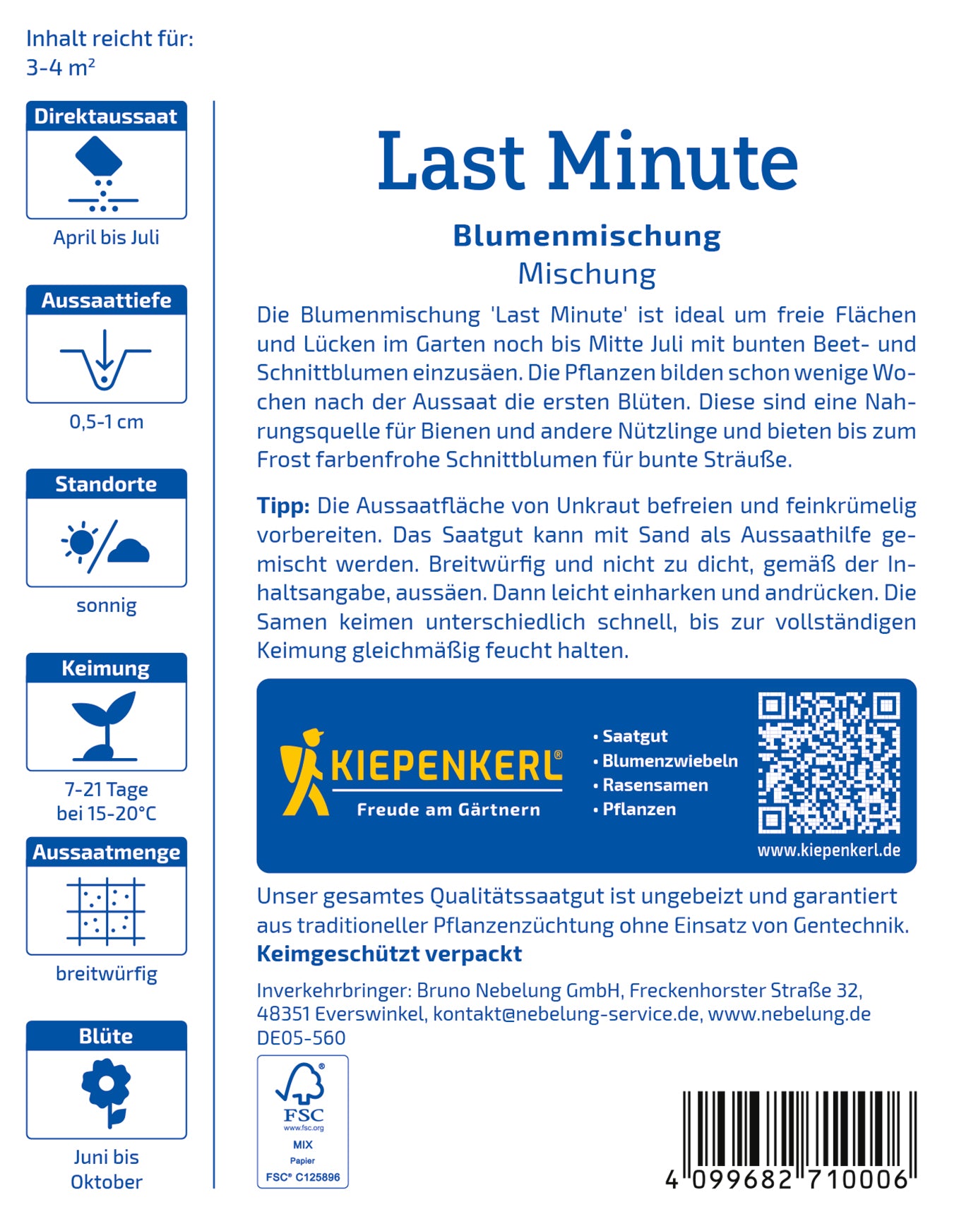 Blumenmischung Last Minute