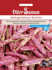 Stangenbohnen Borlotto-Typ