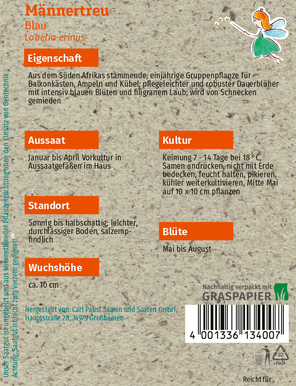 Männertreu Blau
