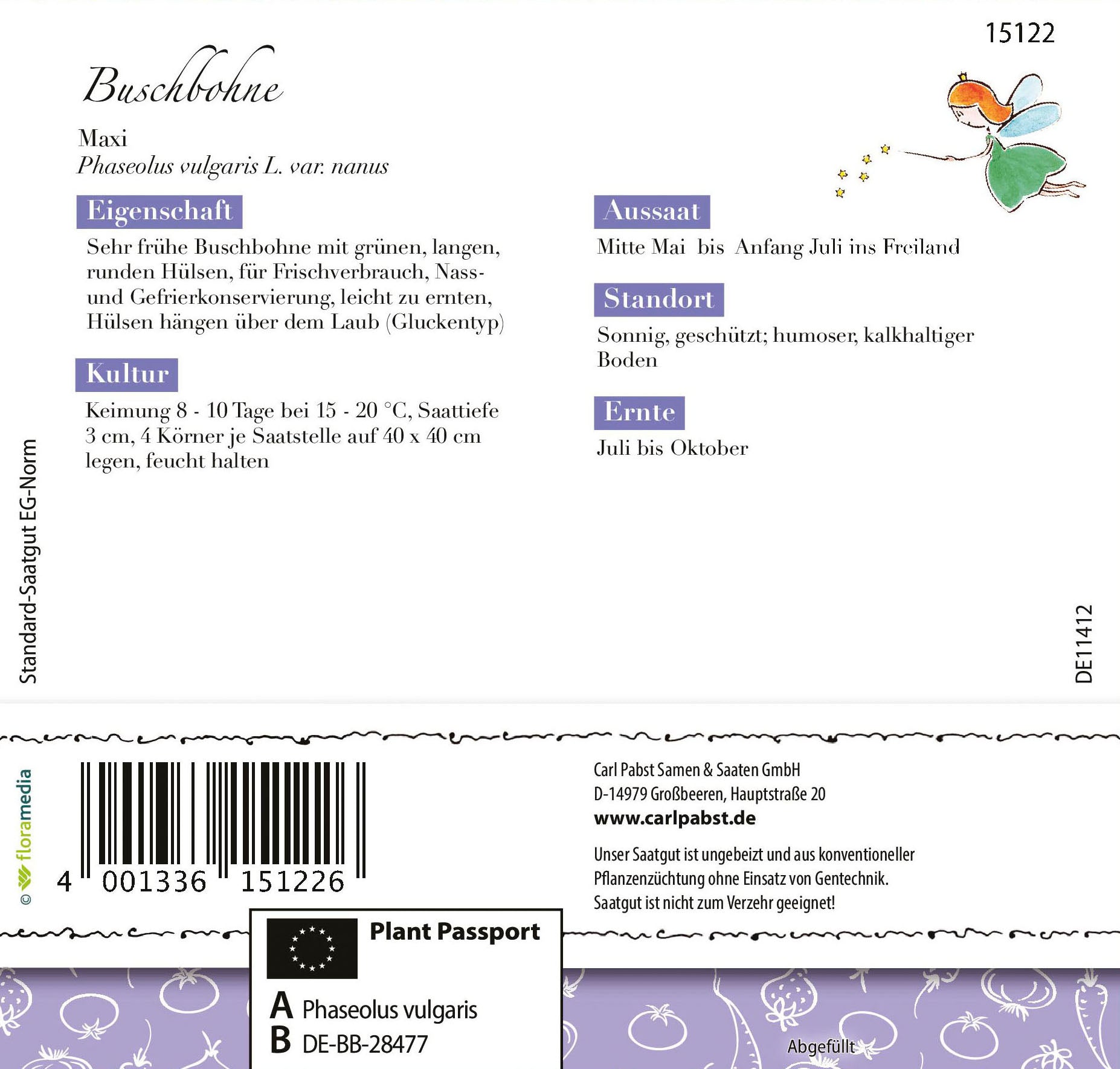 Buschbohne Maxi