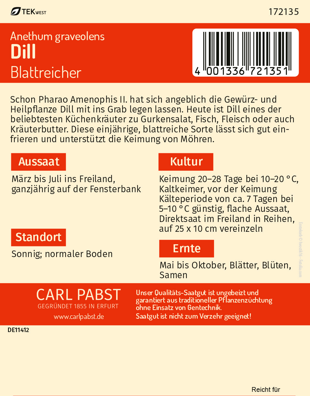 Dill Blattreicher