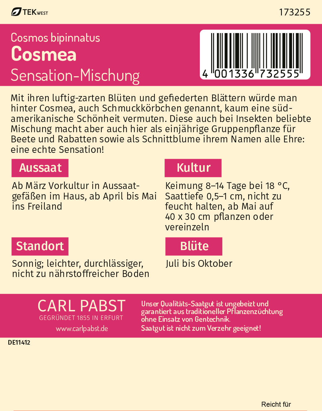 Cosmea Sensation-Mischung