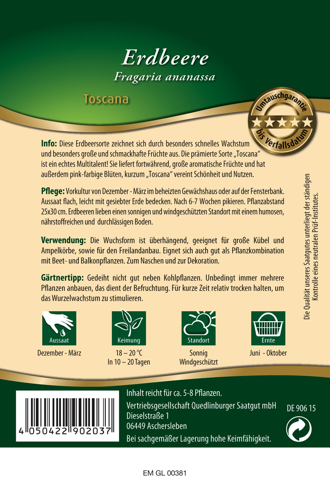 Erdbeere Toscana
