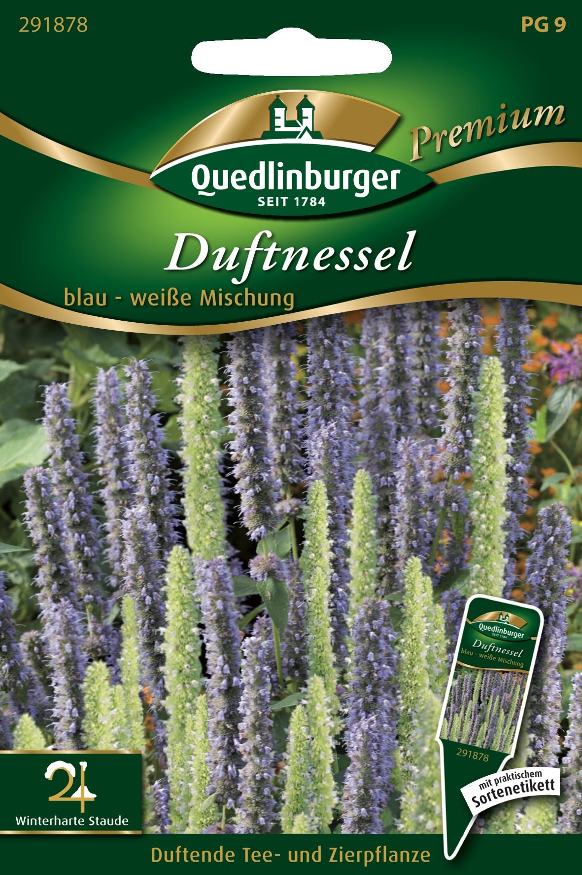 Duftnessel blau-weiße Mischung