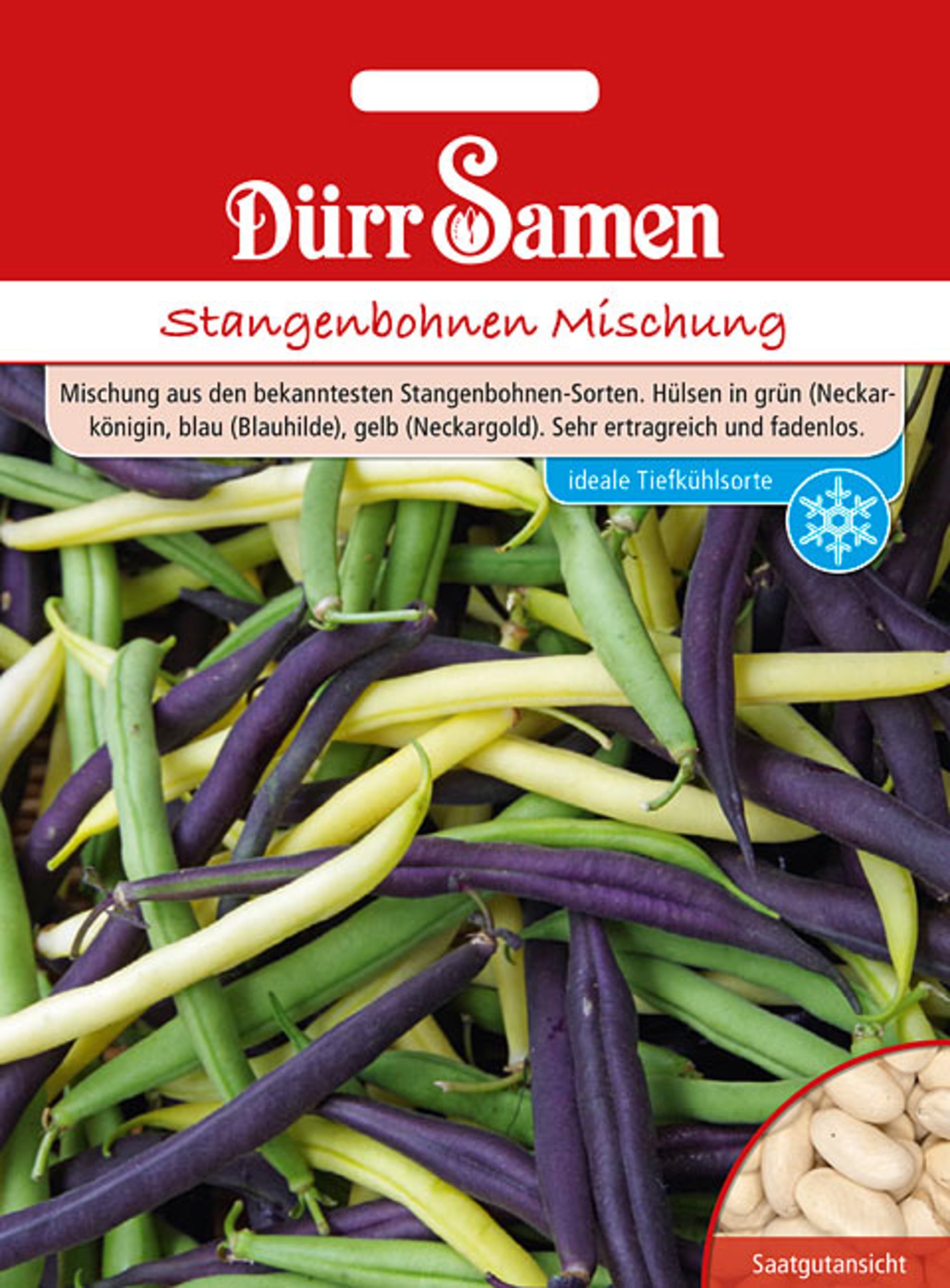 Stangenbohnen Mischung