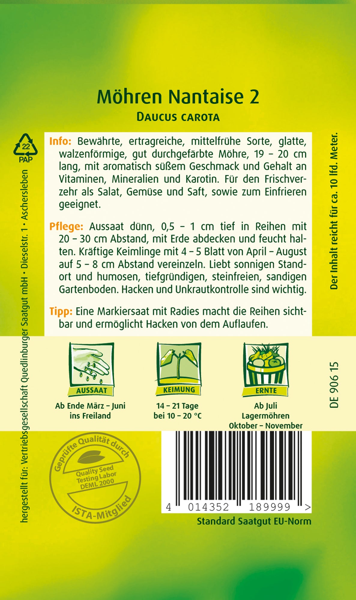Möhren Nantaise 2