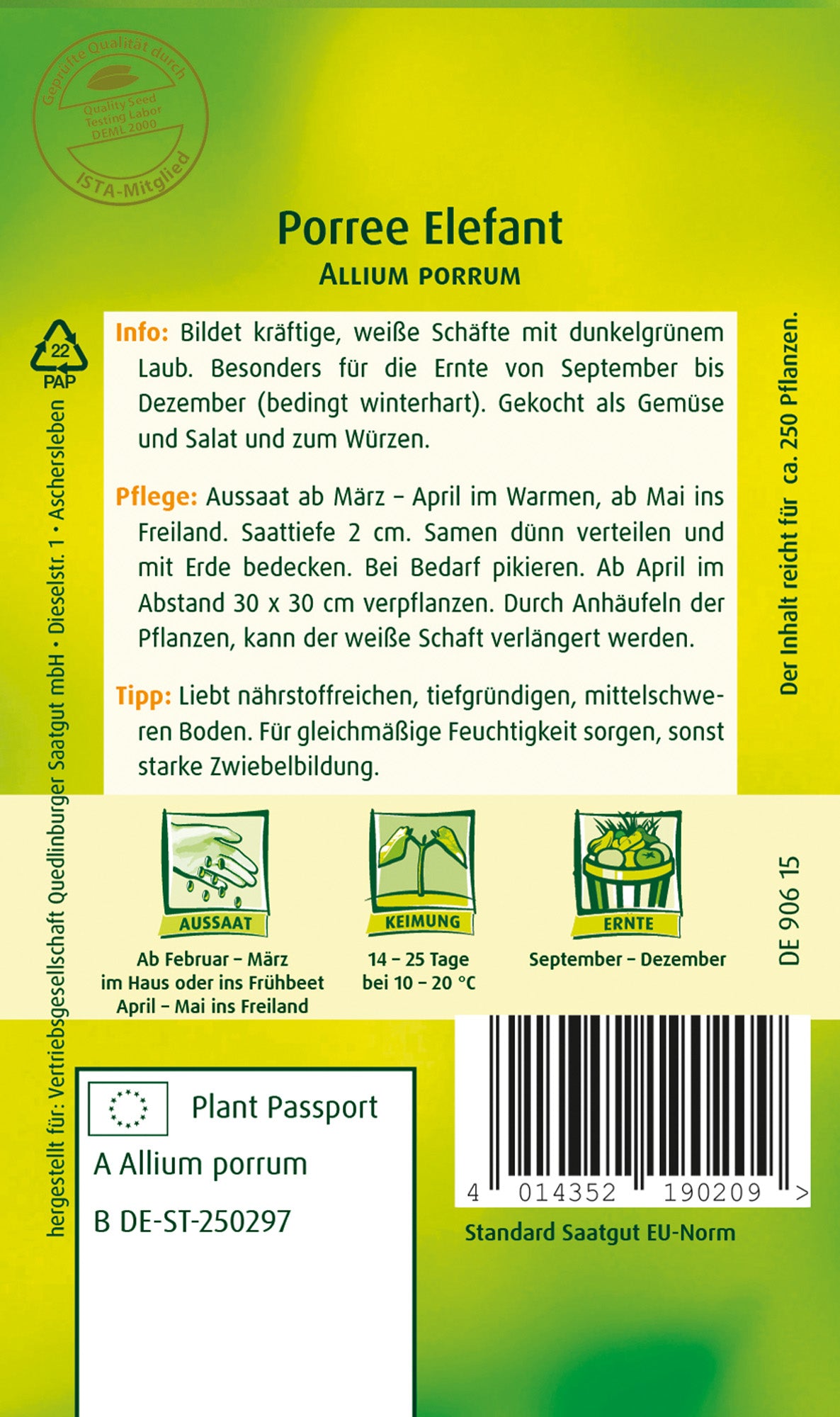 Porree Elefant