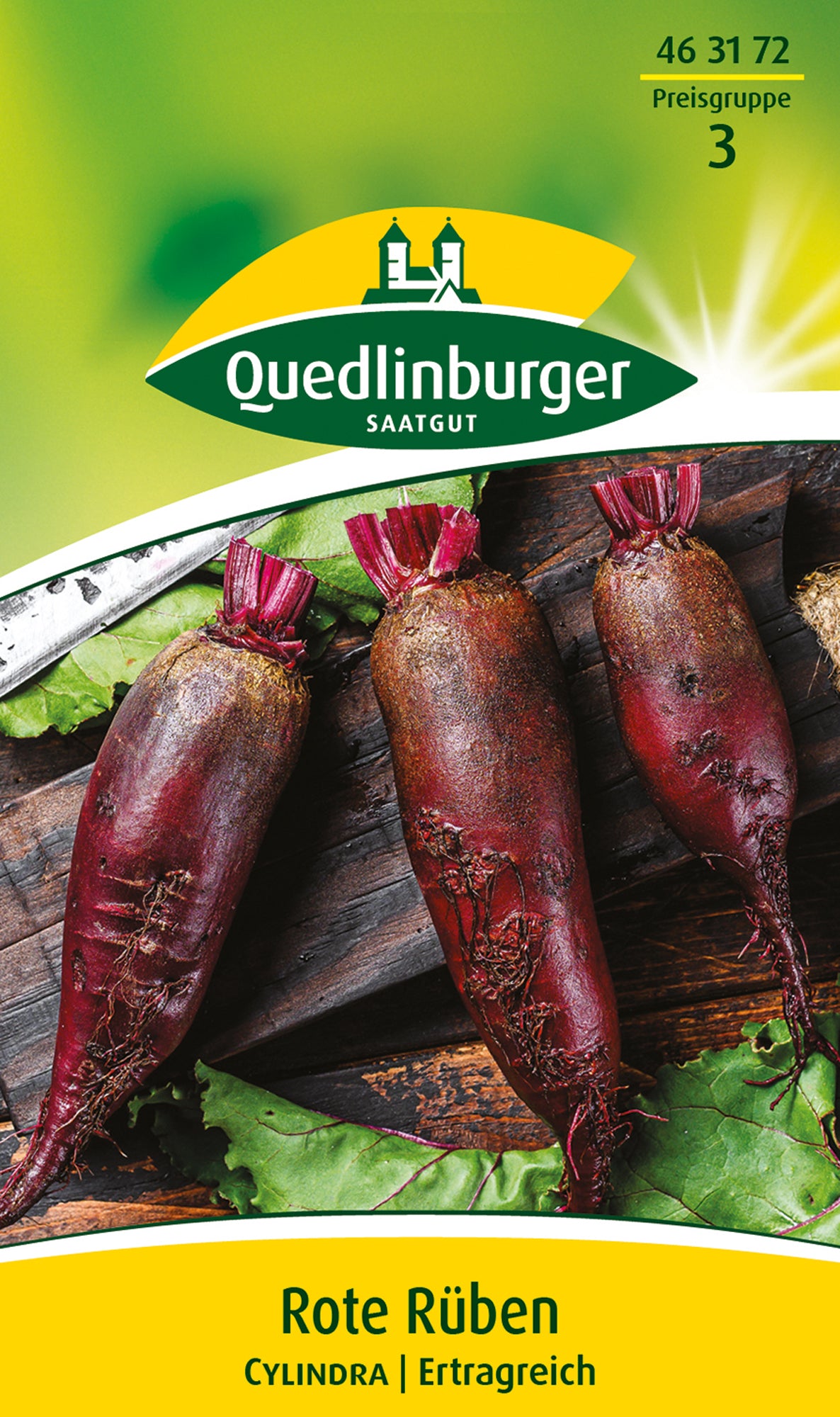 Rote Rübe Cylindra