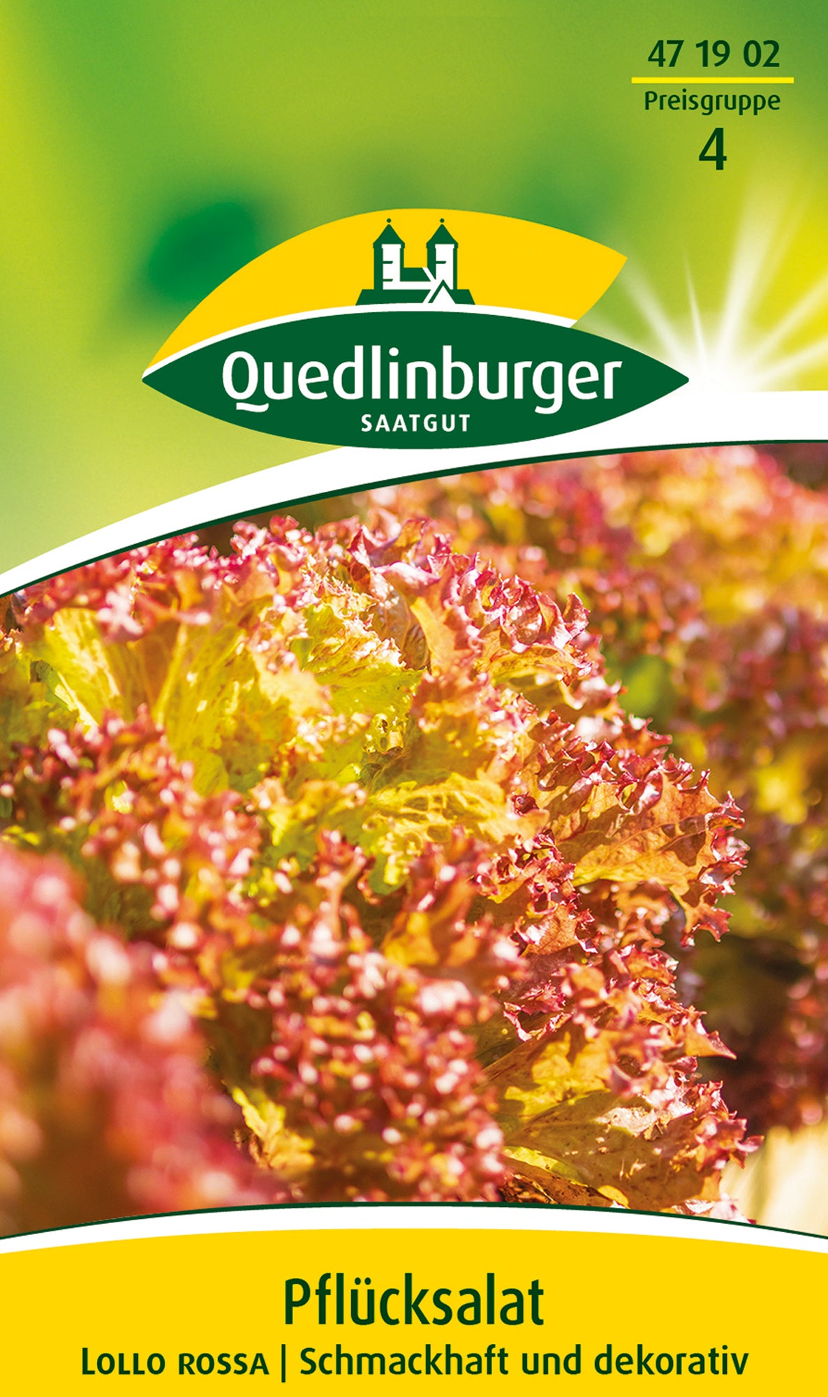 Pflücksalat Lollo rossa