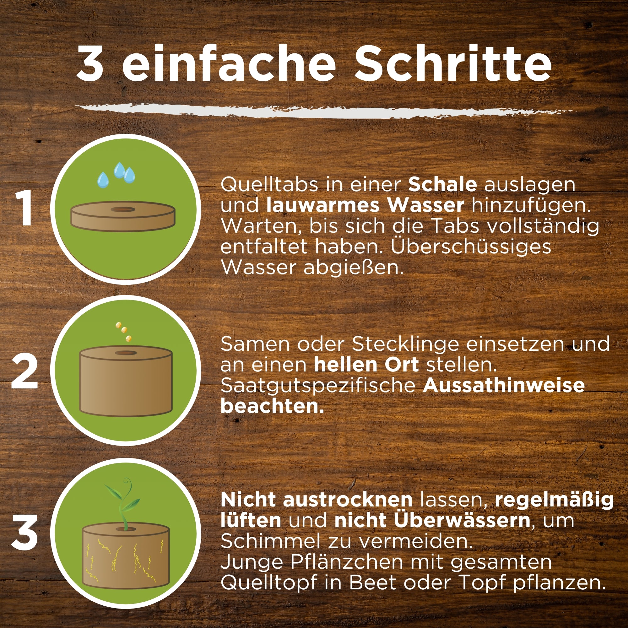 Quelltabletten 120 Stück