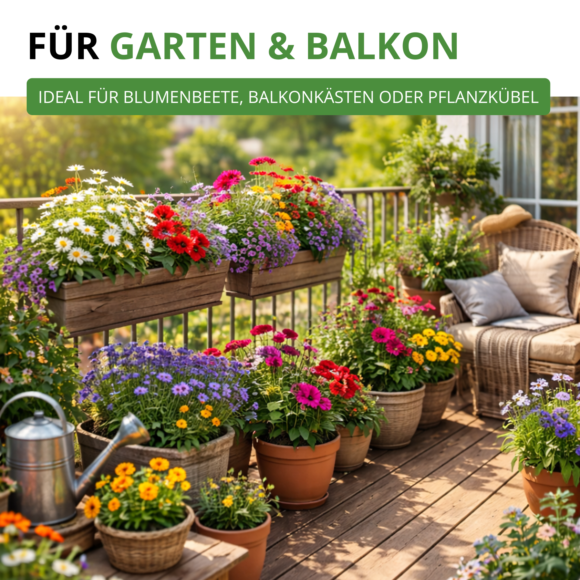Blumensamen-Set mit 10 Sorten
