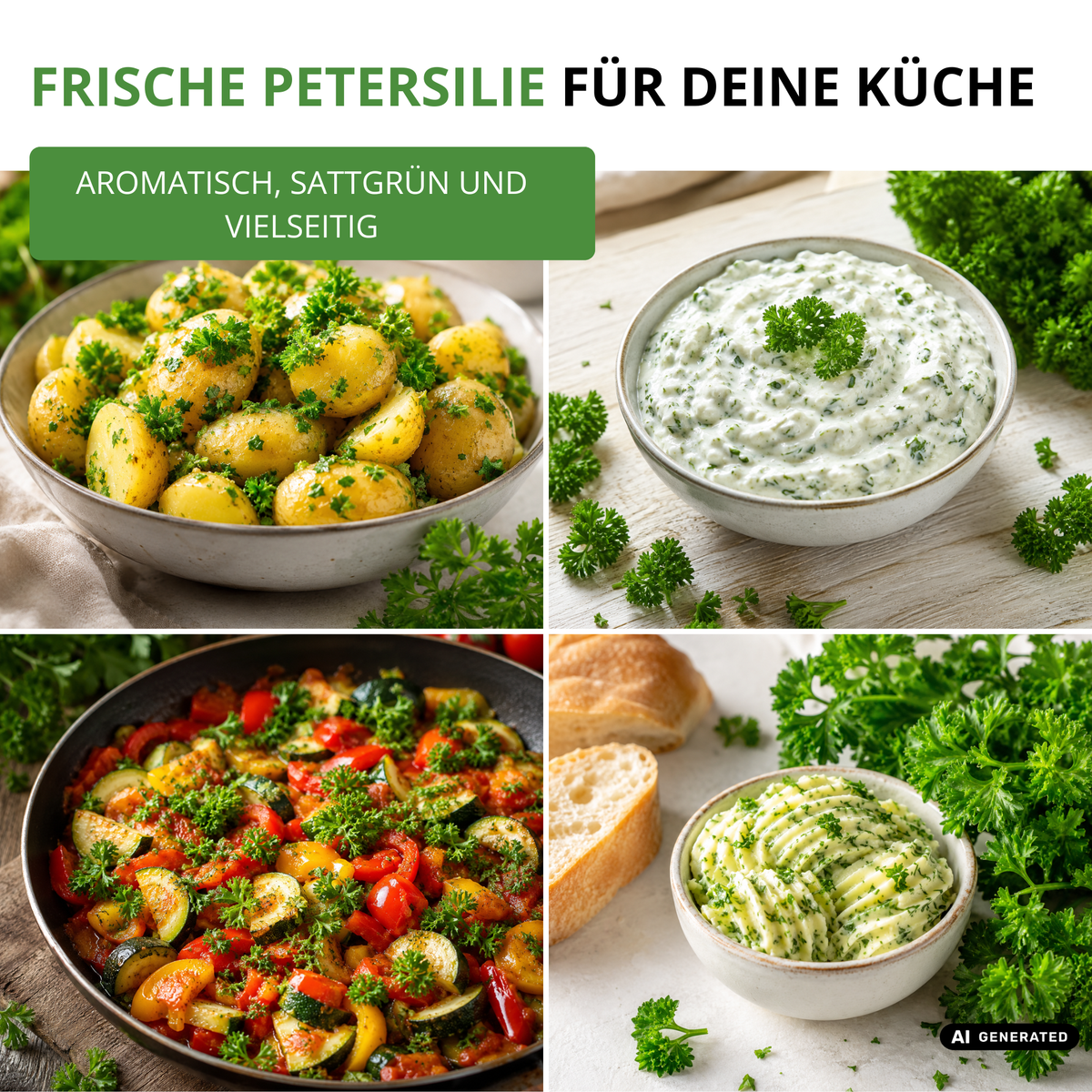 Petersilie Mooskrause 2 Saatgut