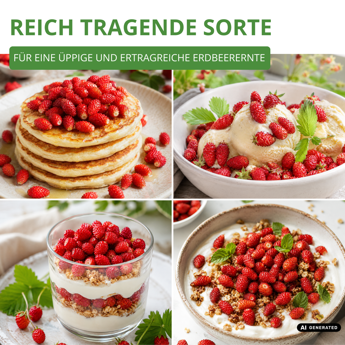 Monatserdbeeren Rügen Saatgut