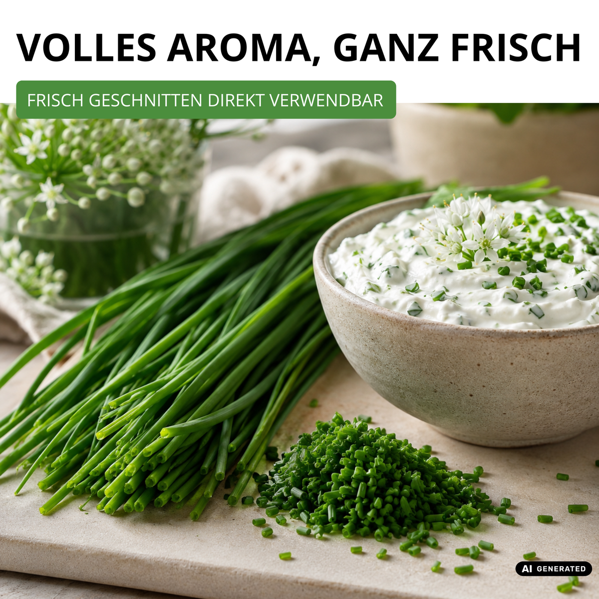 Schnittknoblauch Saatgut