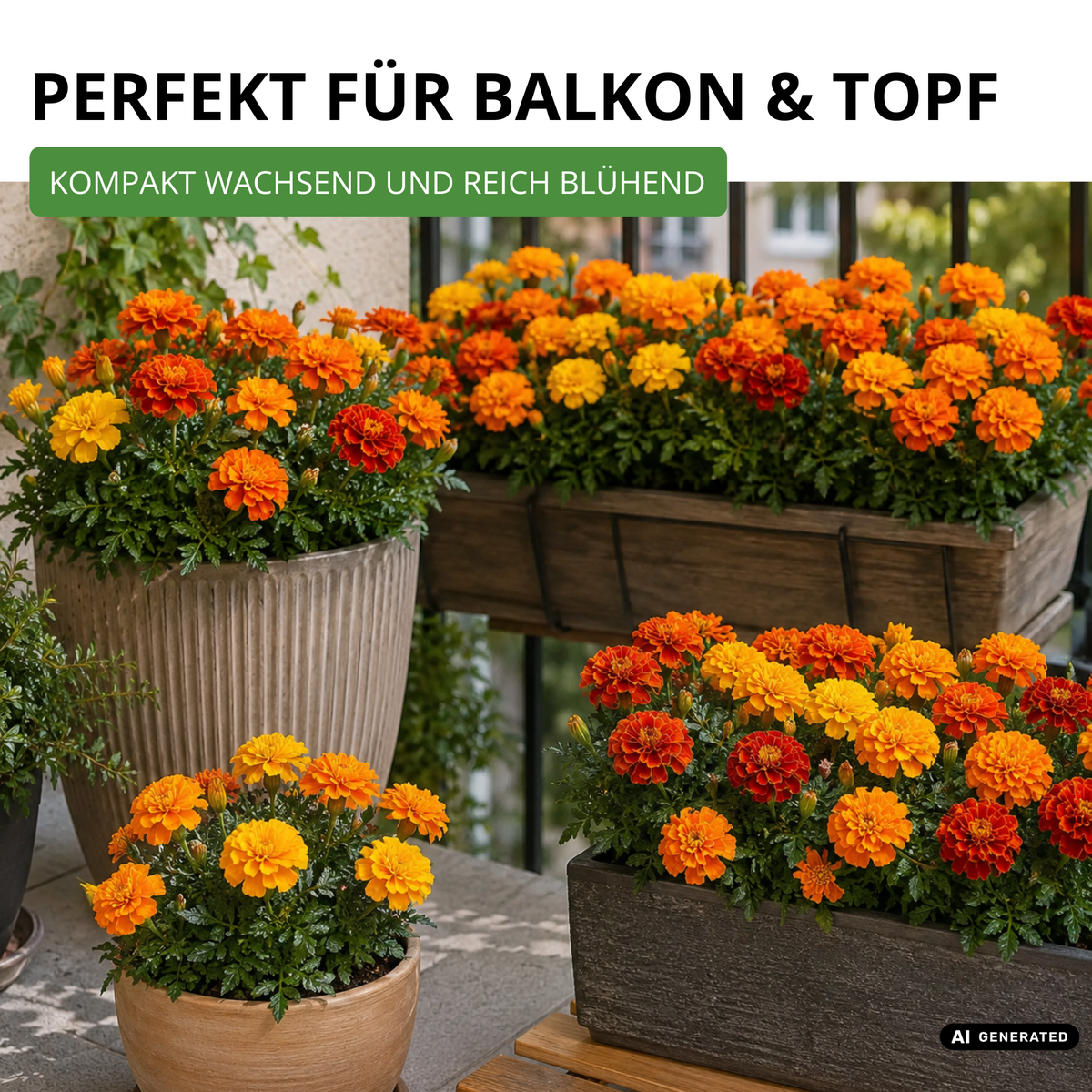 Studentenblume Tagetes Bonita Mischung Saatgut