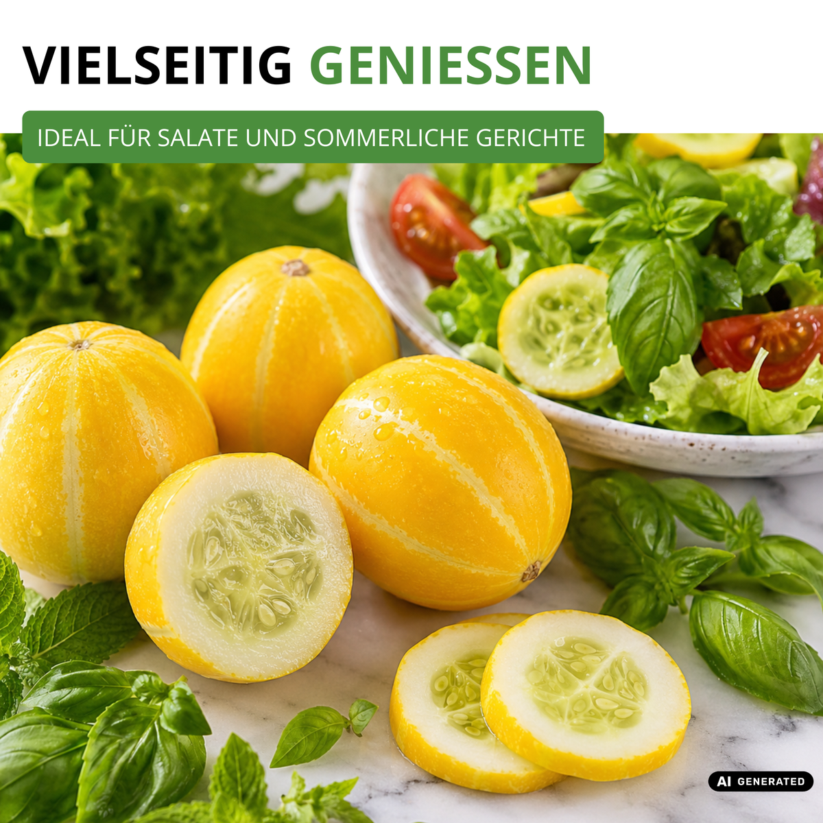 Zitronengurke Lemon Saatgut