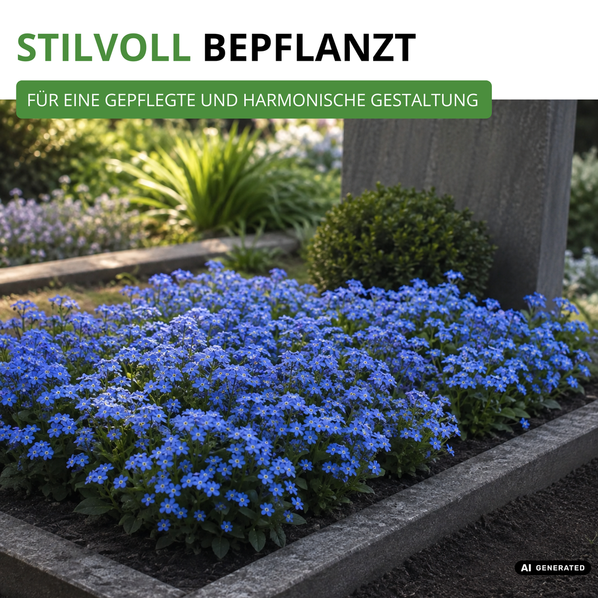 Vergissmeinnicht Indigo Compacta Blue Saatgut