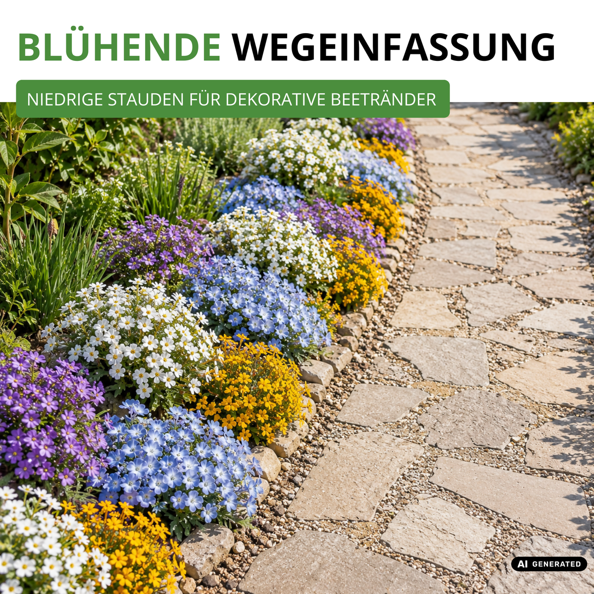 Blumenmischung Steingarten winterharte Stauden Saatgut