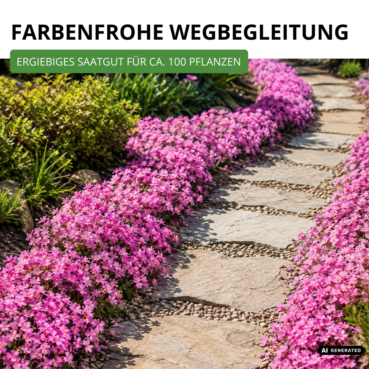 Blaukissen Rosa Rot Saatgut