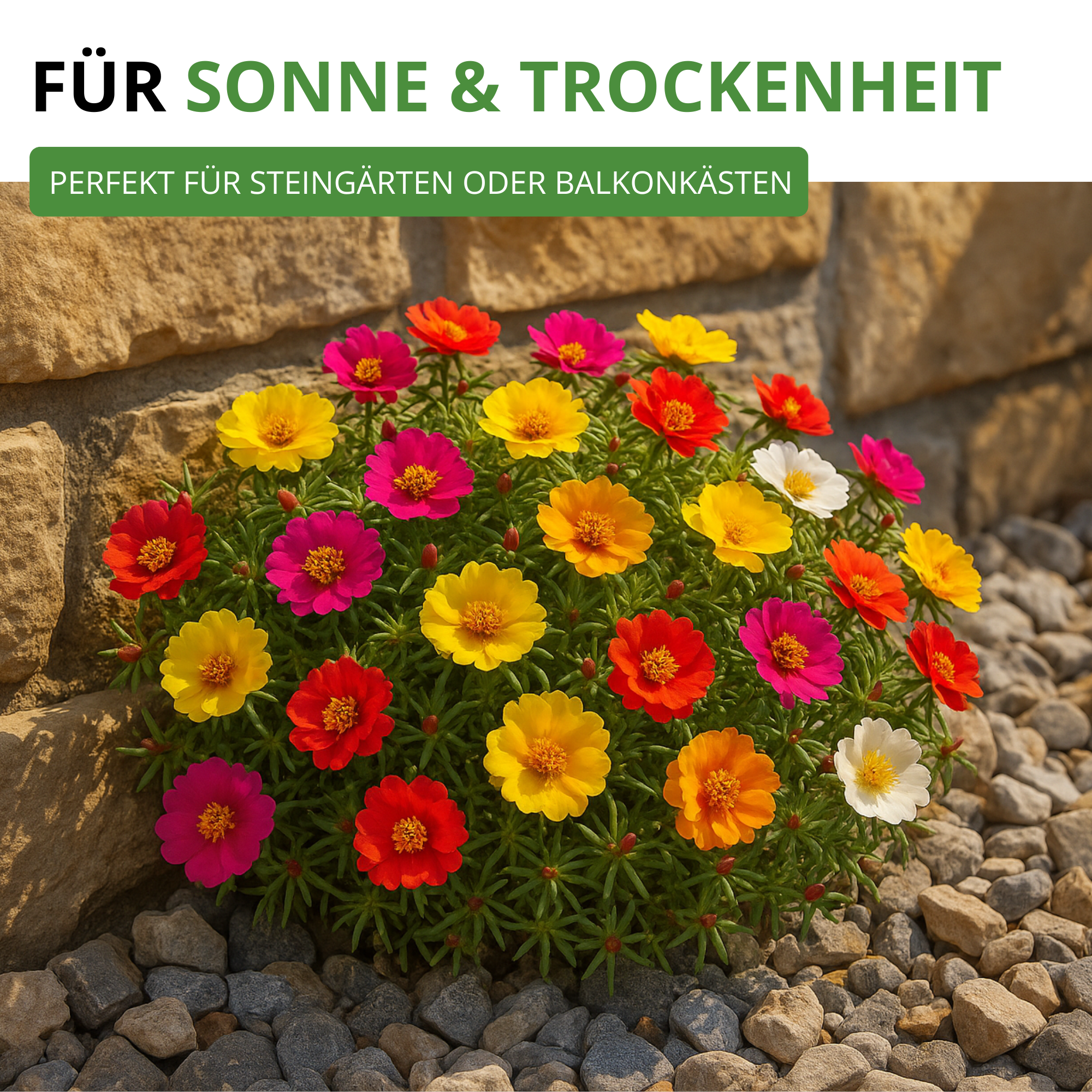 Portulakröschen Gefüllte Mischung