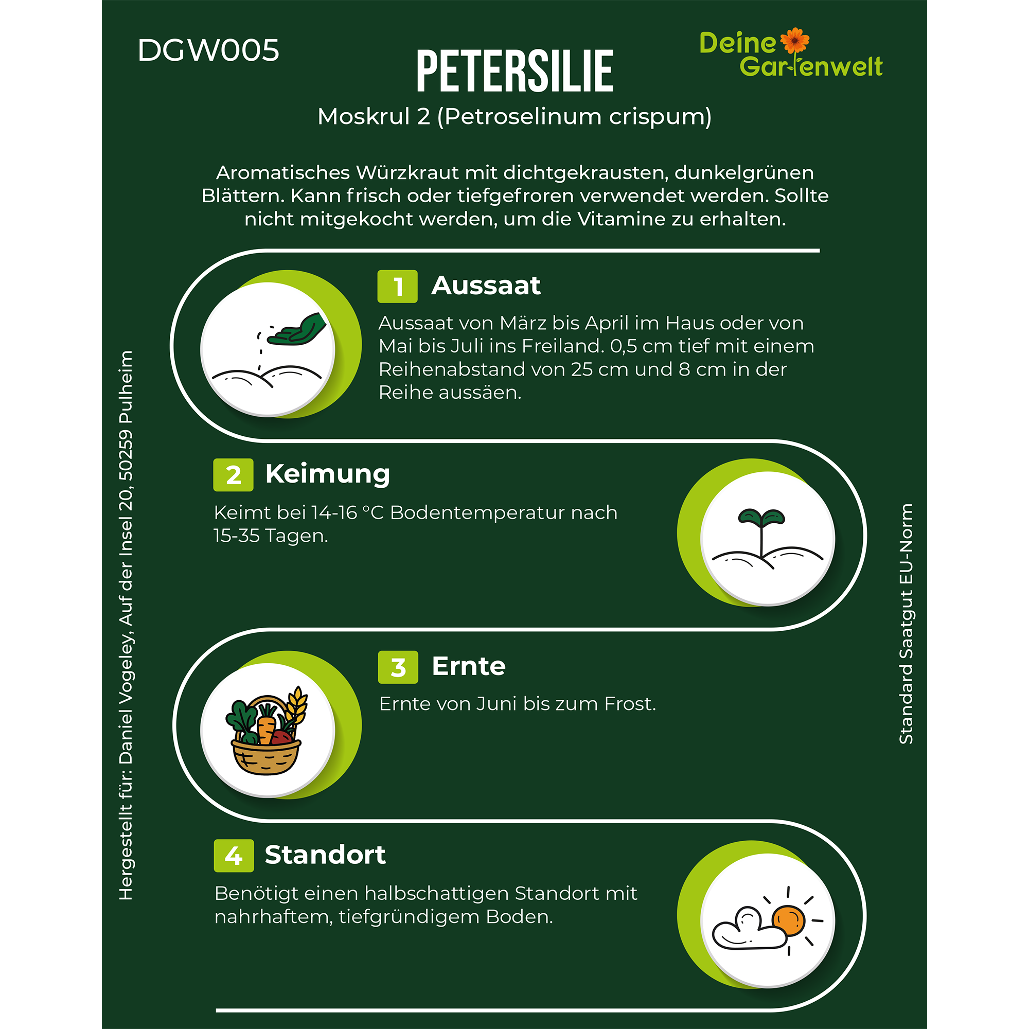 Petersilie Mooskrause 2