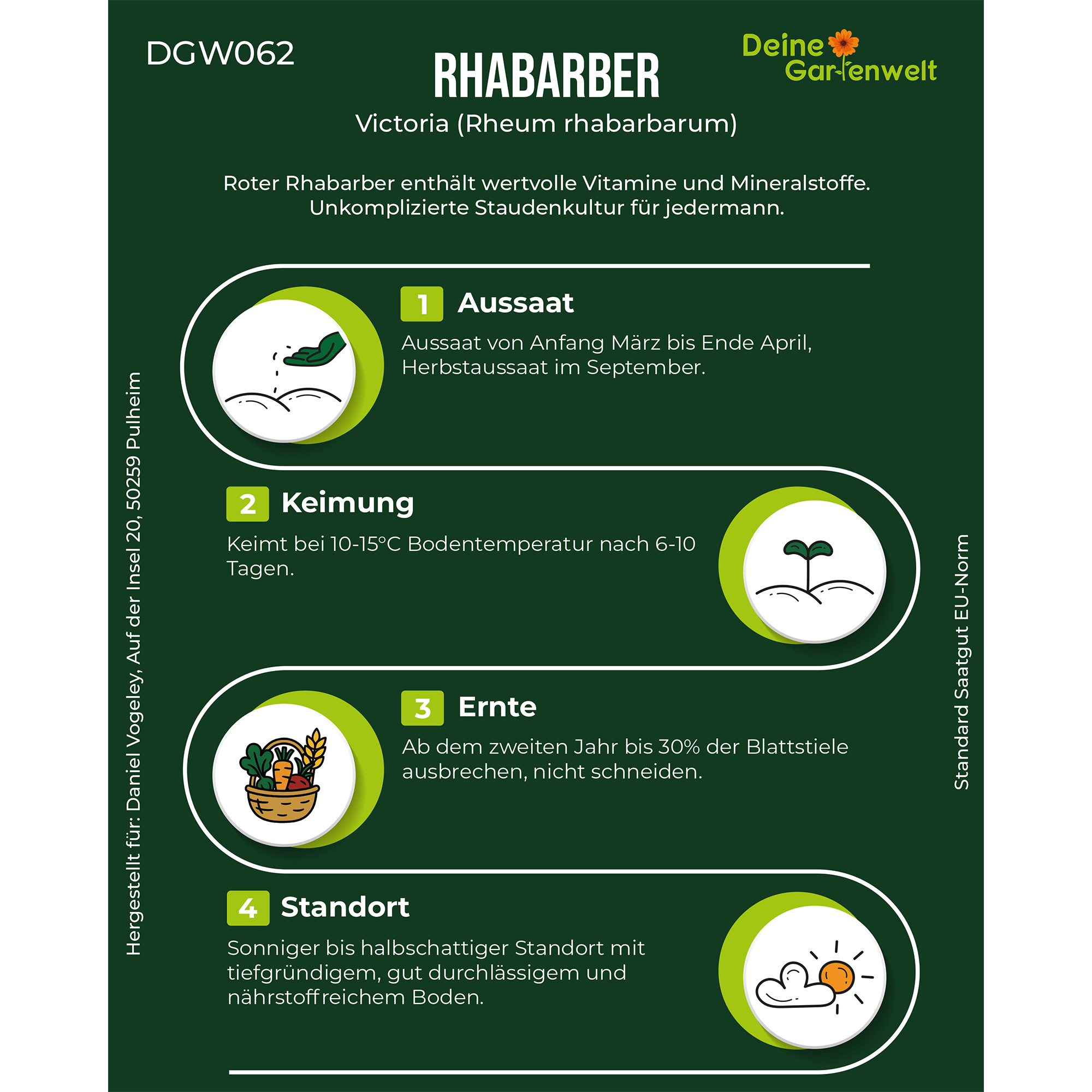 Rhabarber rot