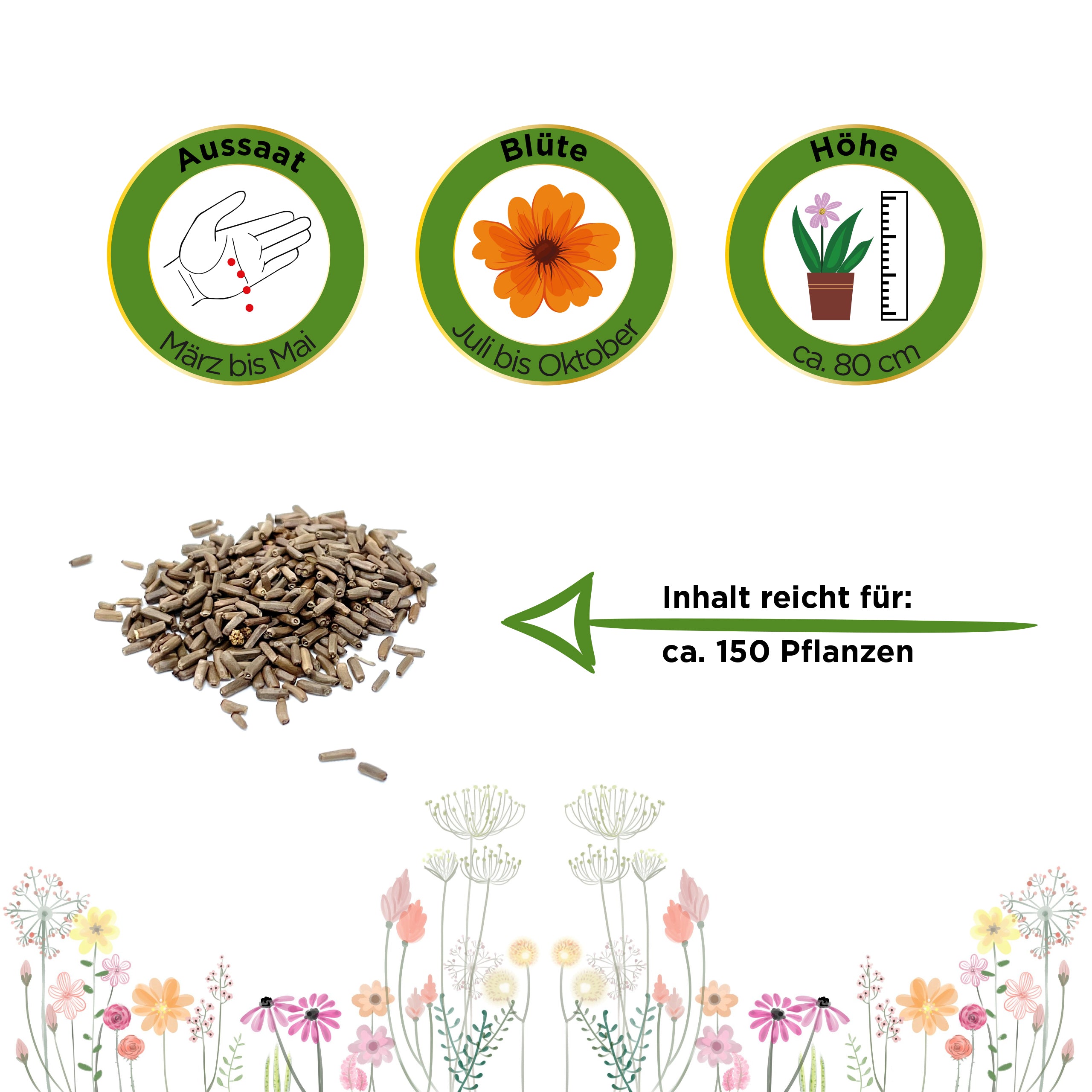 Strohblume gefüllte Mischung