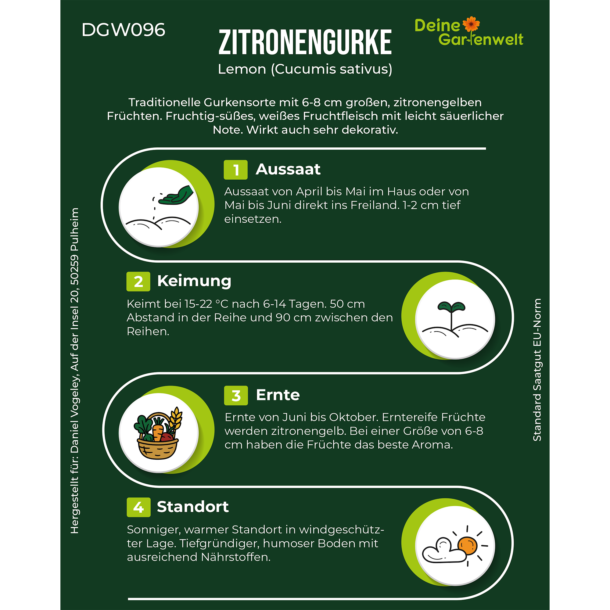 Zitronengurke Lemon