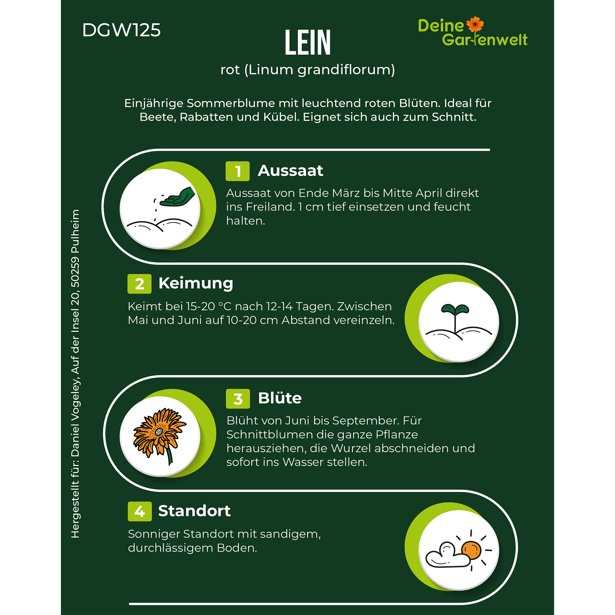 Lein rot