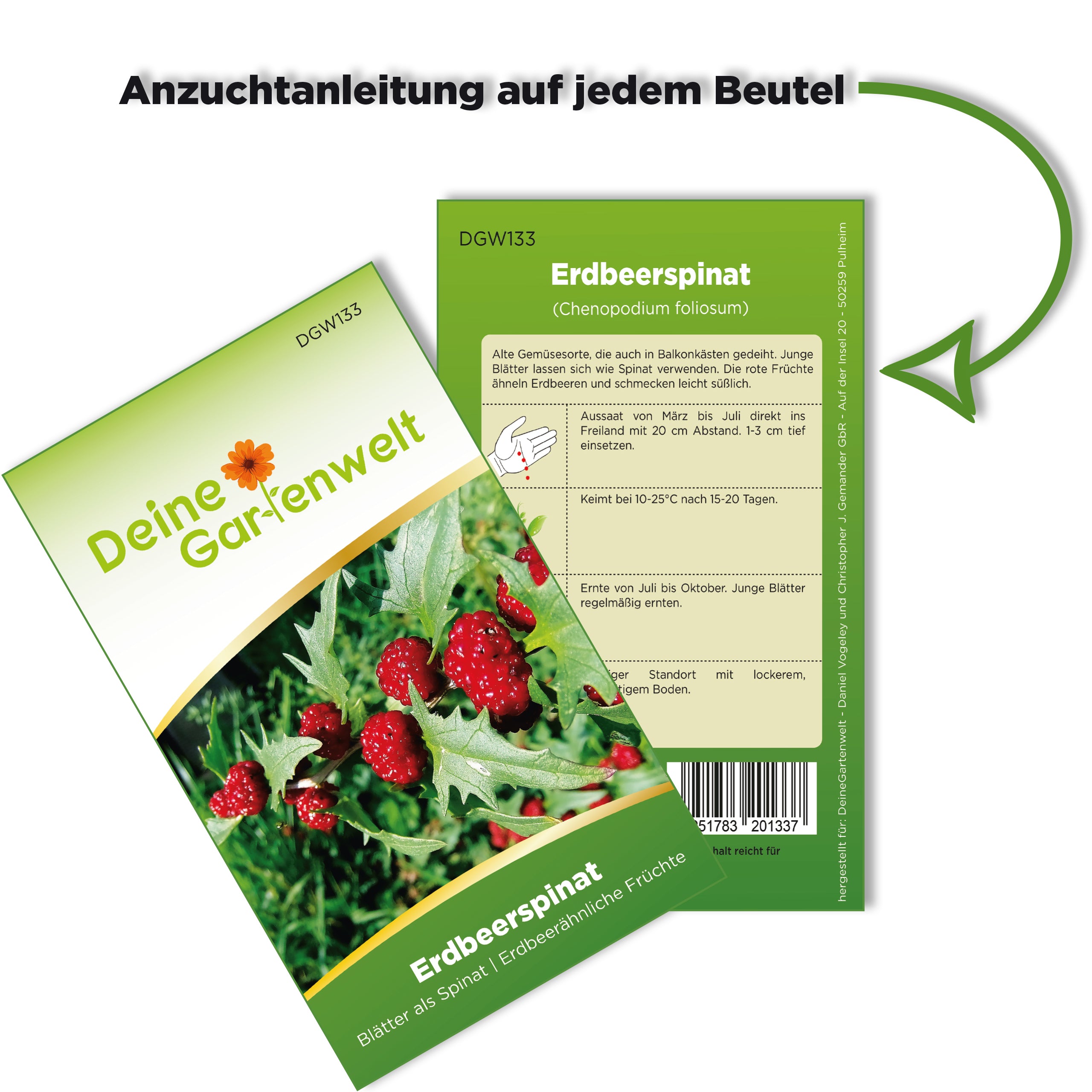 Erdbeerspinat Strawberry Spinach