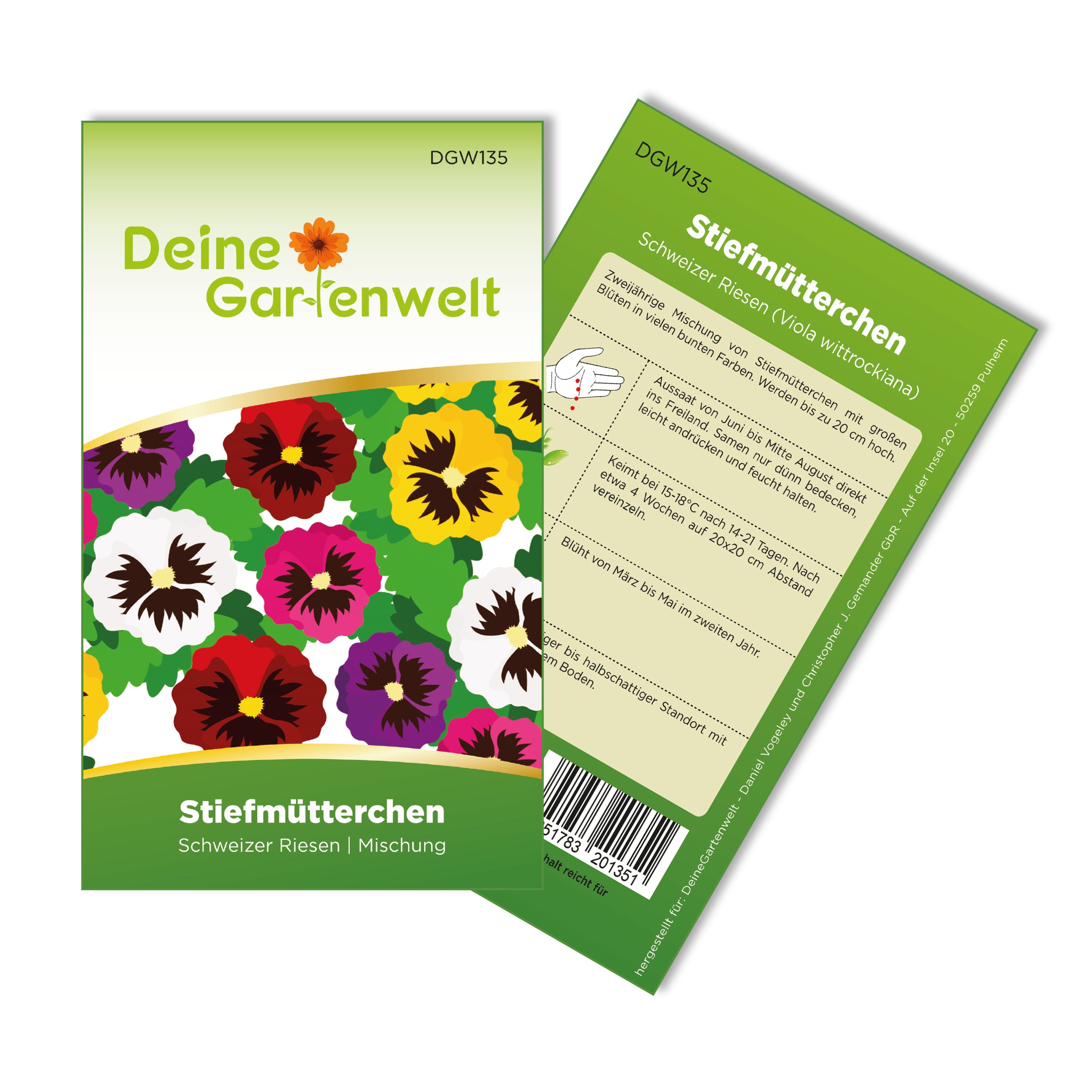 Stiefmütterchen Schweizer Riesen Mischung