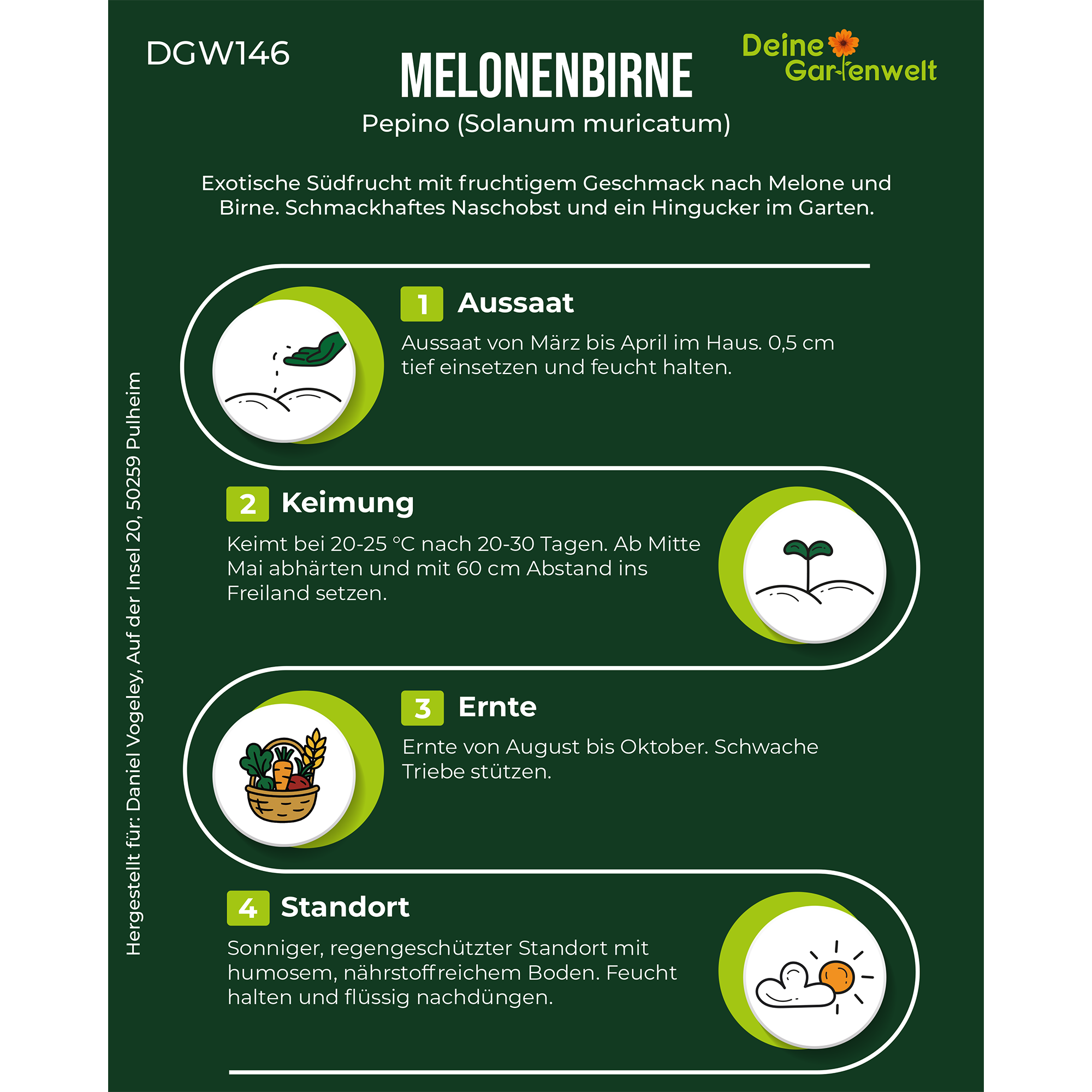 Melonenbirne Pepino